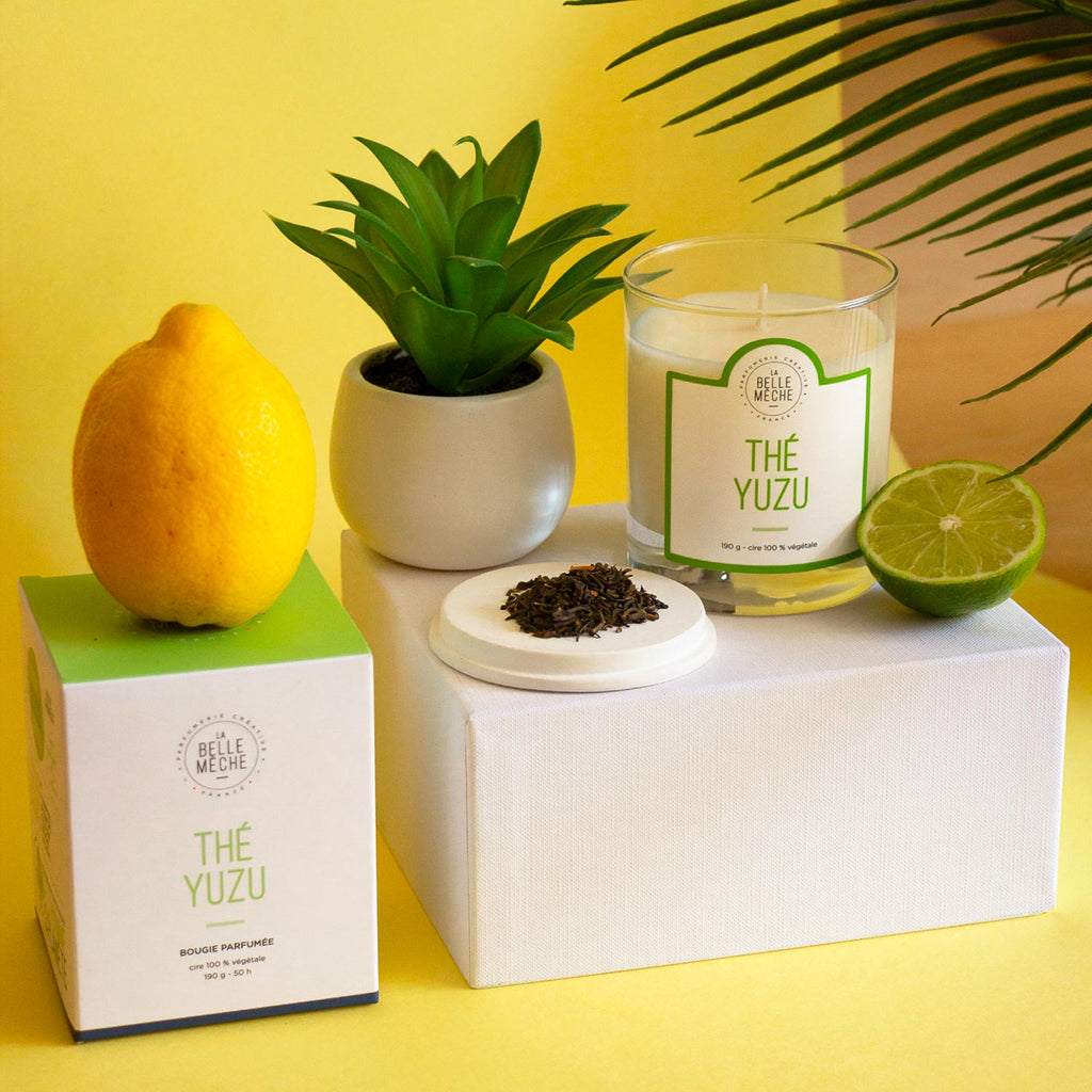 Bougie Parfumée Thé Yuzu - La Belle Mèche
