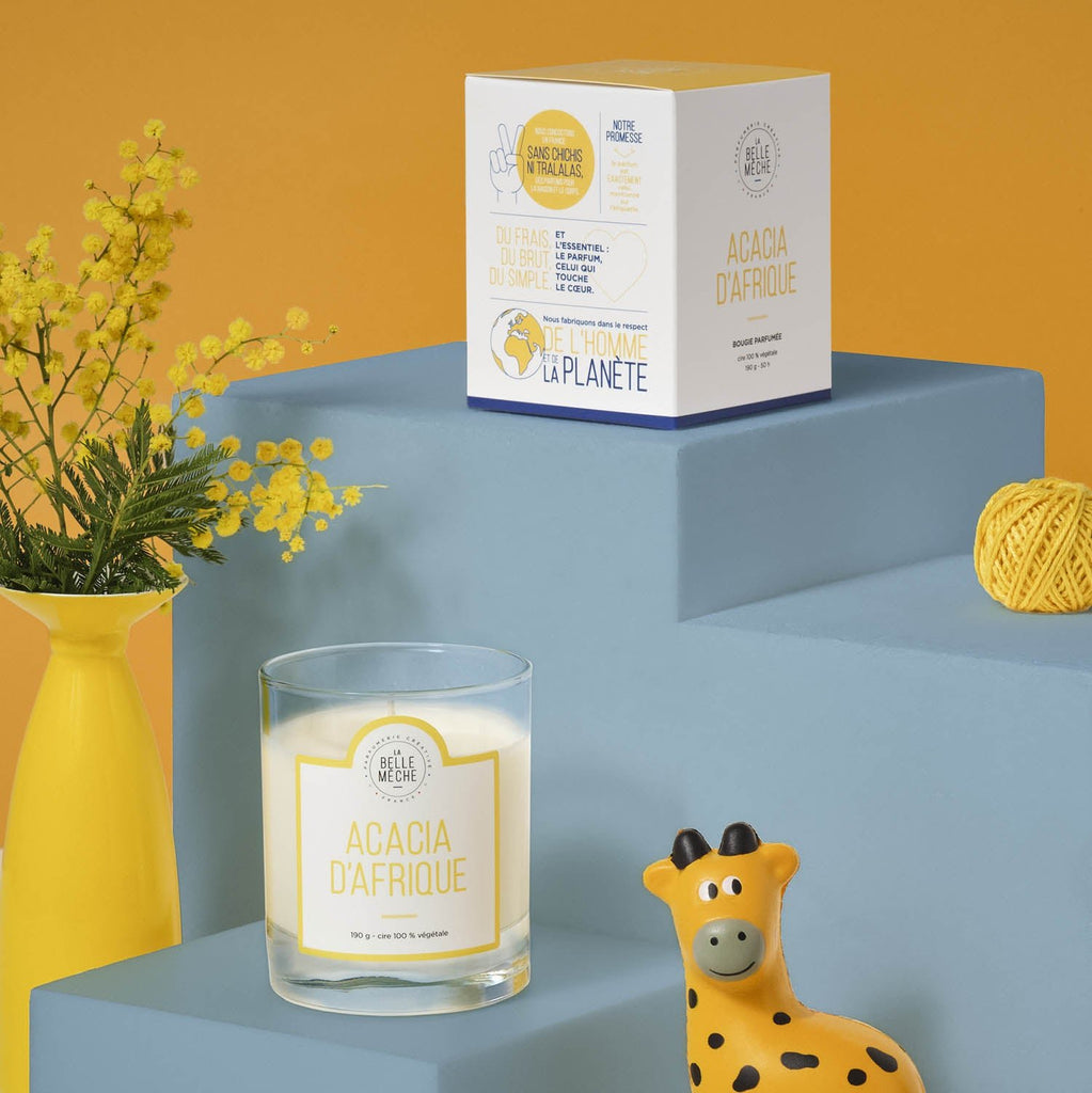 Bougie Parfumée Acacia d'Afrique - La Belle Mèche