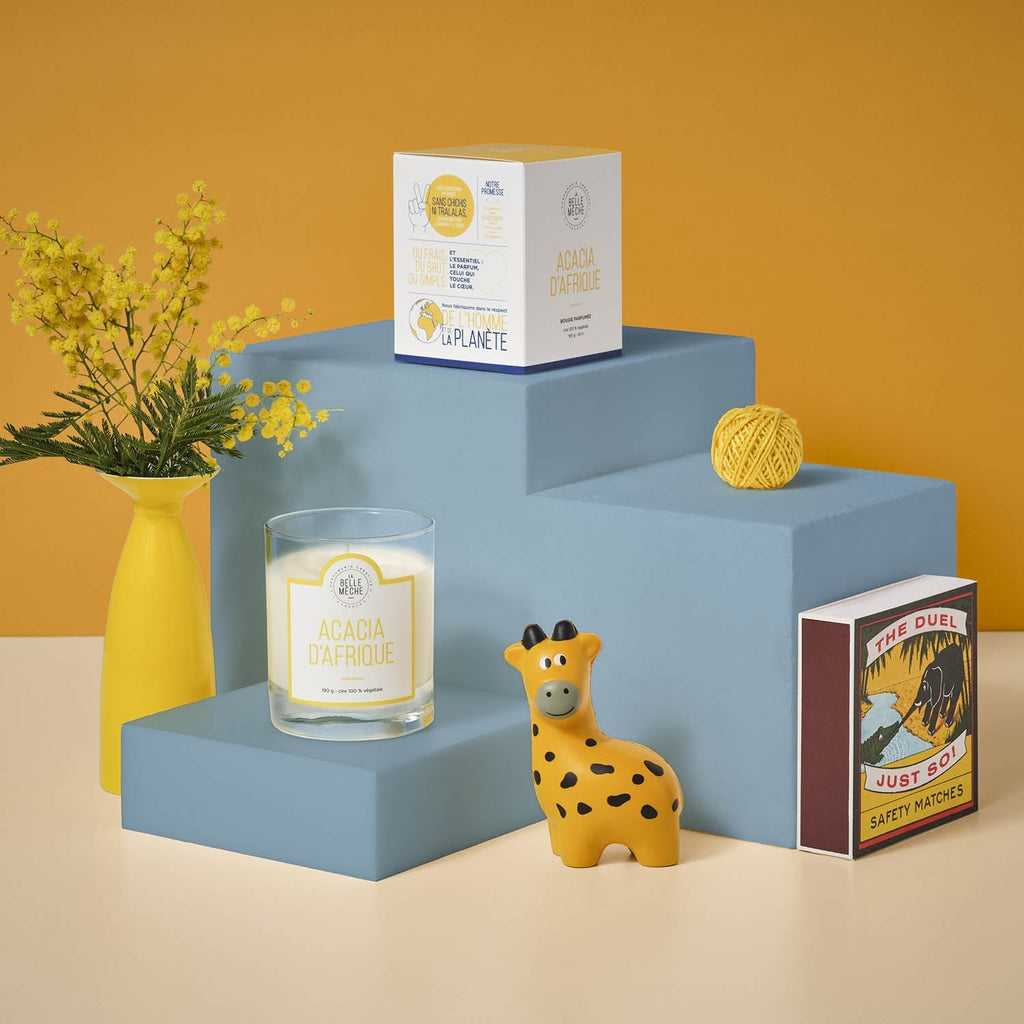 Bougie Parfumée Acacia d'Afrique - La Belle Mèche