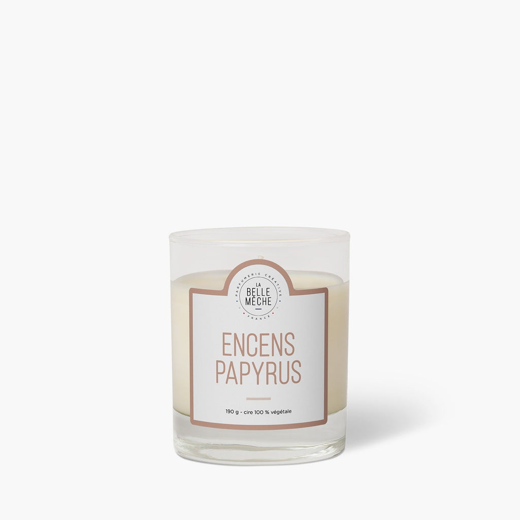 Bougie Parfumée Encens Papyrus - La Belle Mèche