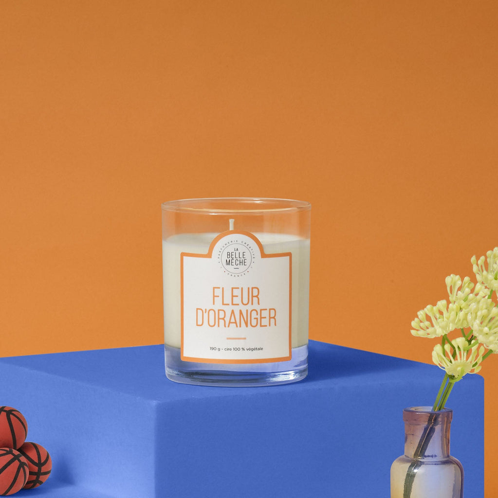 Bougie Parfumée Fleur d'Oranger - La Belle Mèche