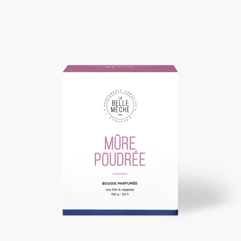 Bougie Parfumée Mûre Poudrée - La Belle Mèche