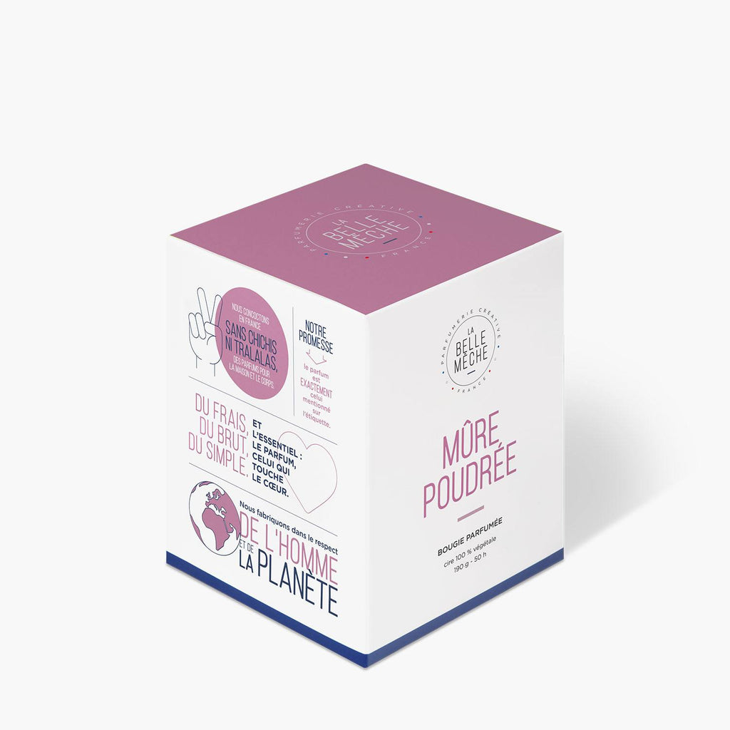 Bougie Parfumée Mûre Poudrée - La Belle Mèche