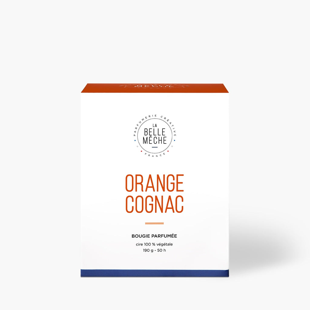Bougie Parfumée Orange Cognac - La Belle Mèche