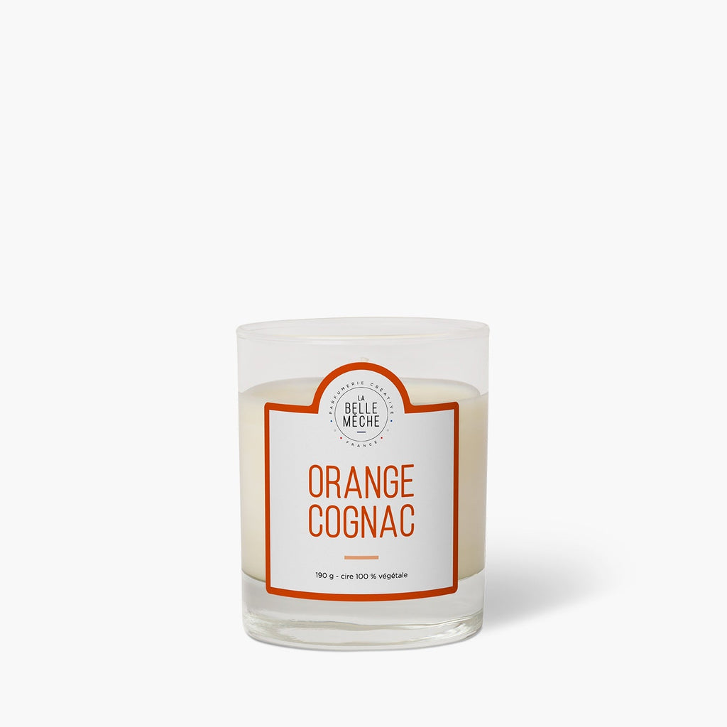Bougie Parfumée Orange Cognac - La Belle Mèche