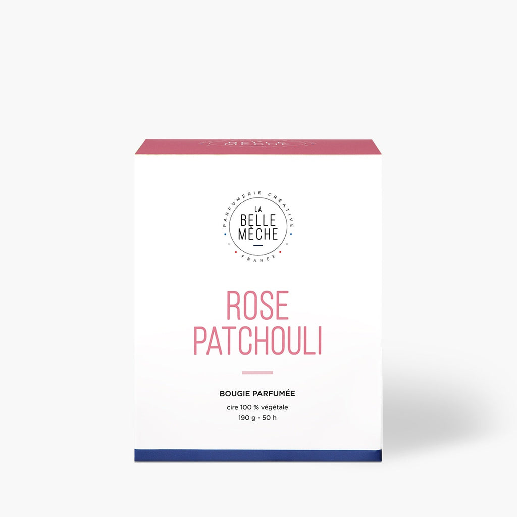 Bougie Parfumée Rose Patchouli - La Belle Mèche
