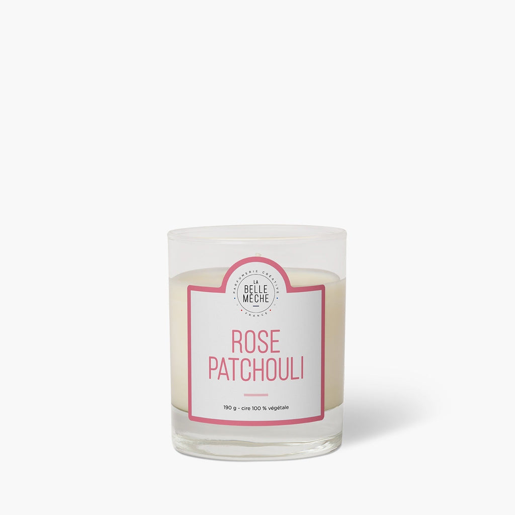 Bougie Parfumée Rose Patchouli - La Belle Mèche