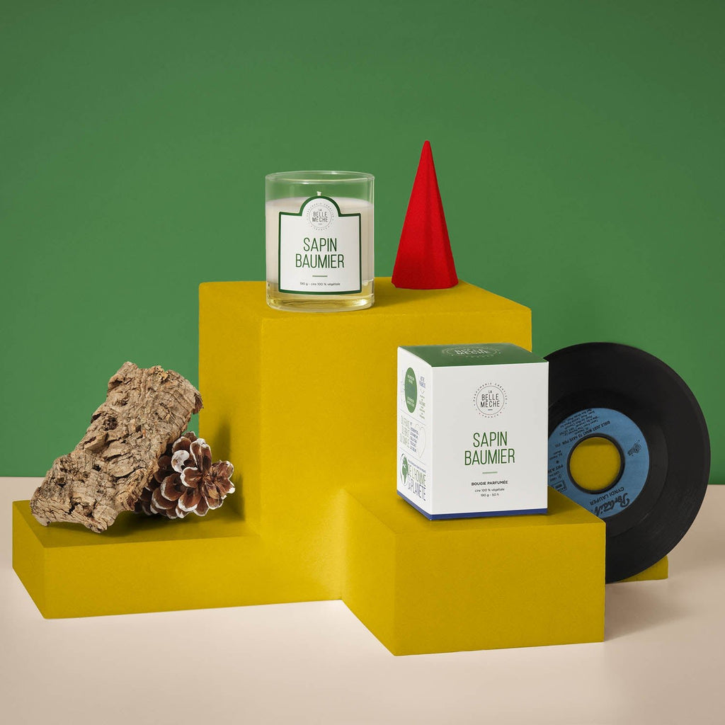 Bougie Parfumée Sapin Baumier - La Belle Mèche