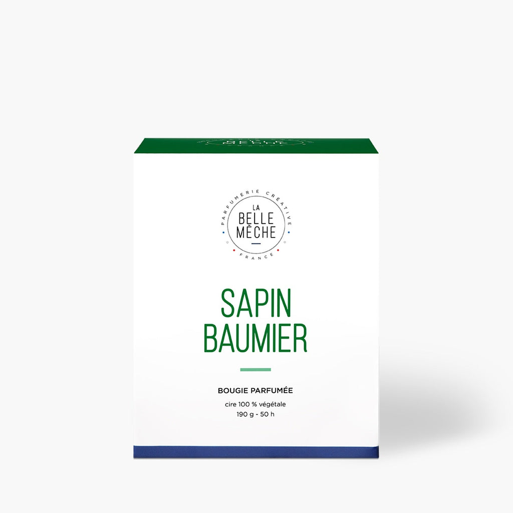 Bougie Parfumée Sapin Baumier - La Belle Mèche