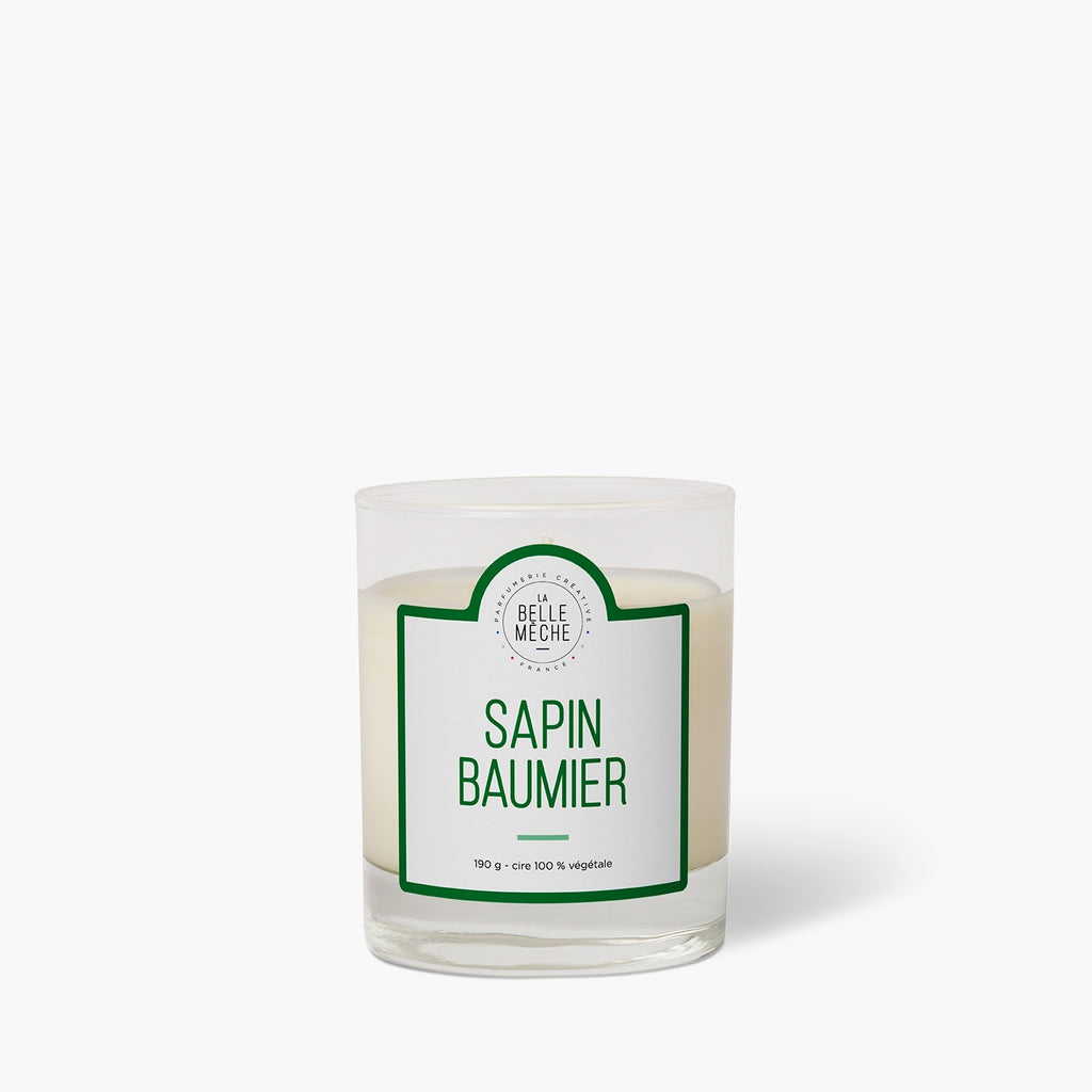 Bougie Parfumée Sapin Baumier - La Belle Mèche