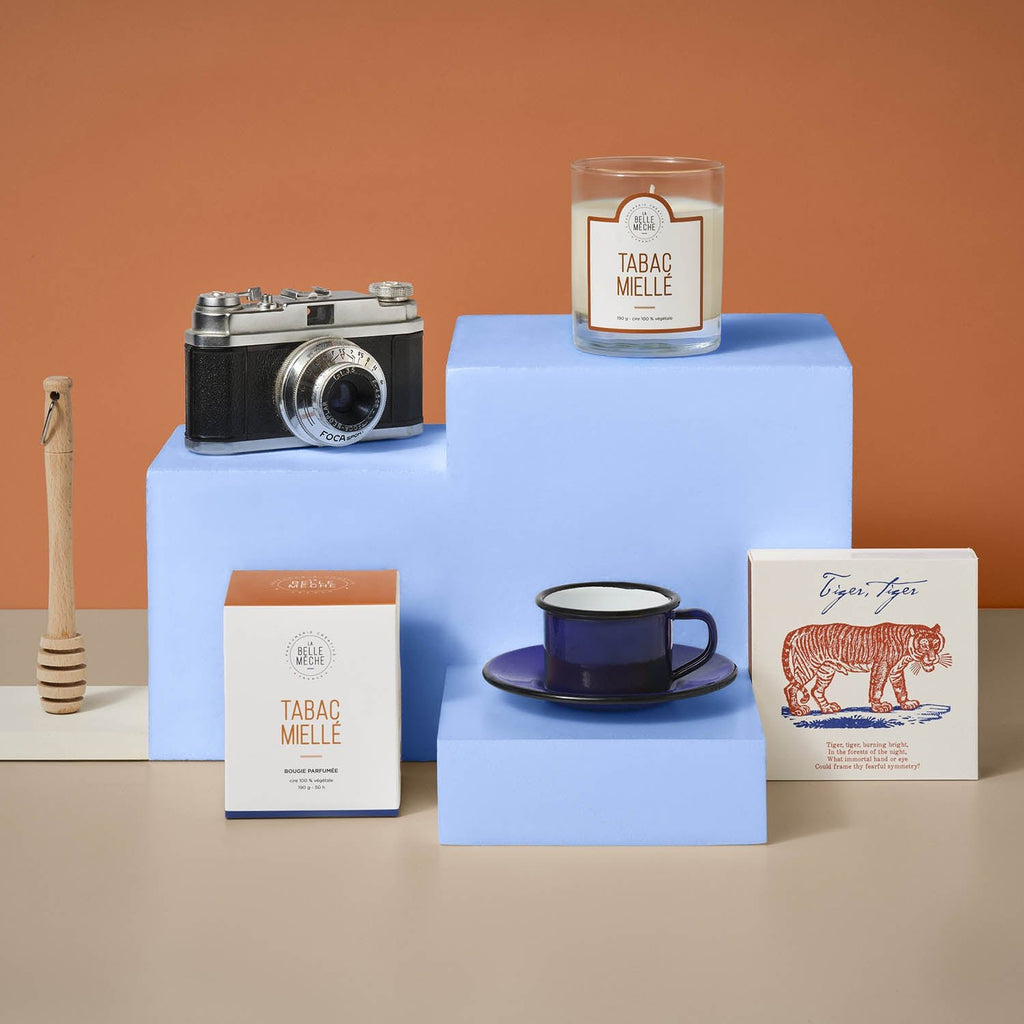 Bougie Parfumée Tabac Miellé - La Belle Mèche