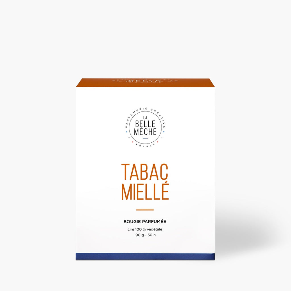 Bougie Parfumée Tabac Miellé - La Belle Mèche