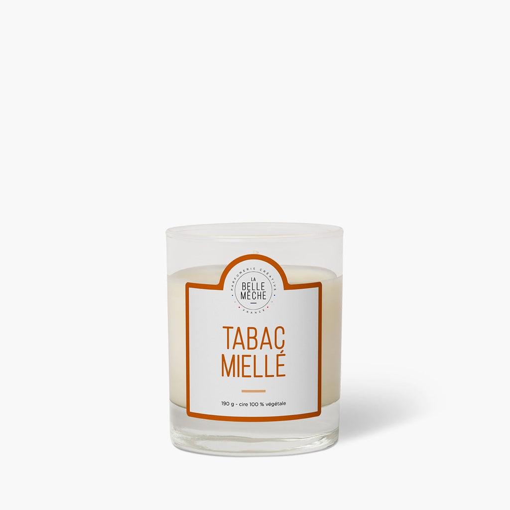 Bougie Parfumée Tabac Miellé - La Belle Mèche