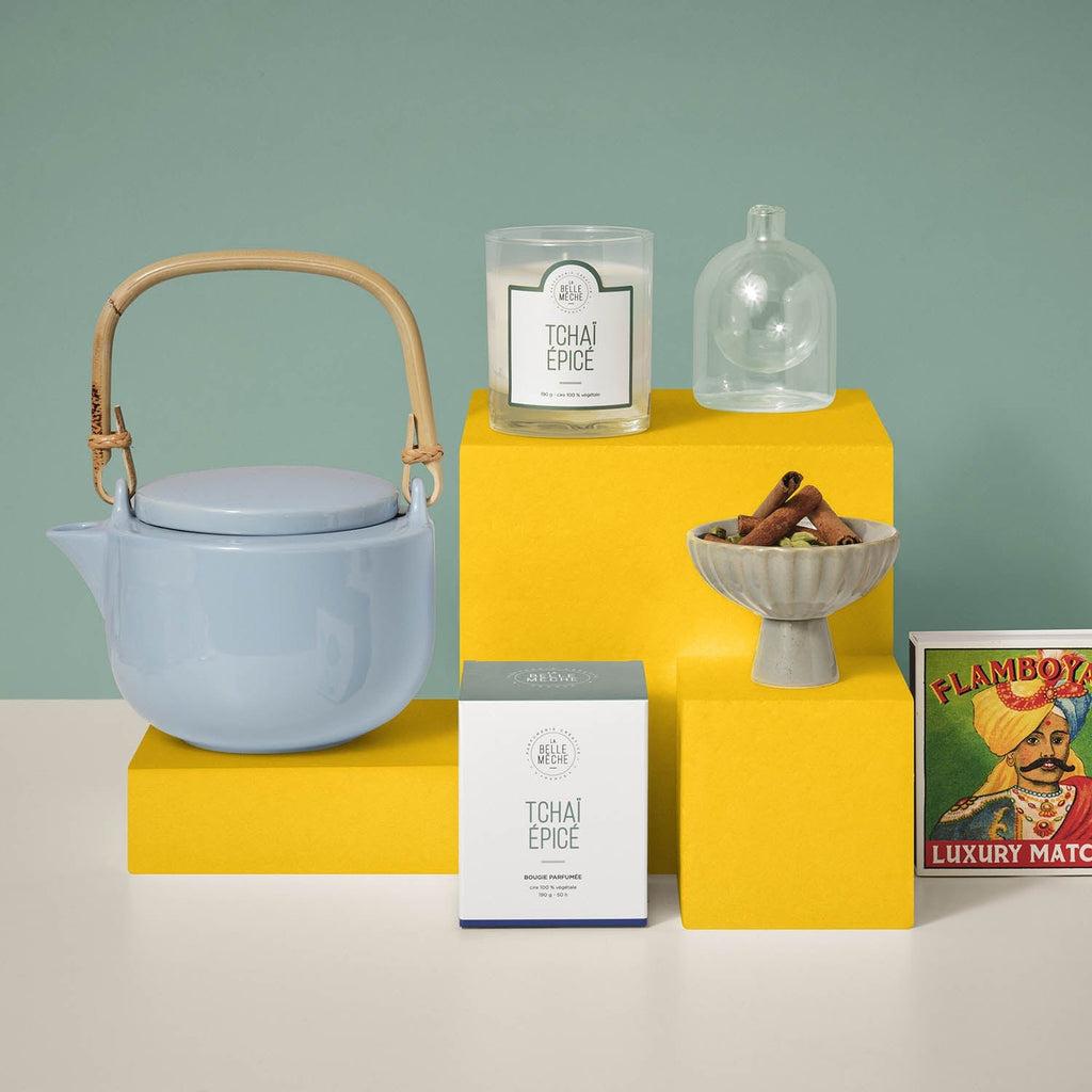 Bougie Parfumée Tchaï Épicé - La Belle Mèche
