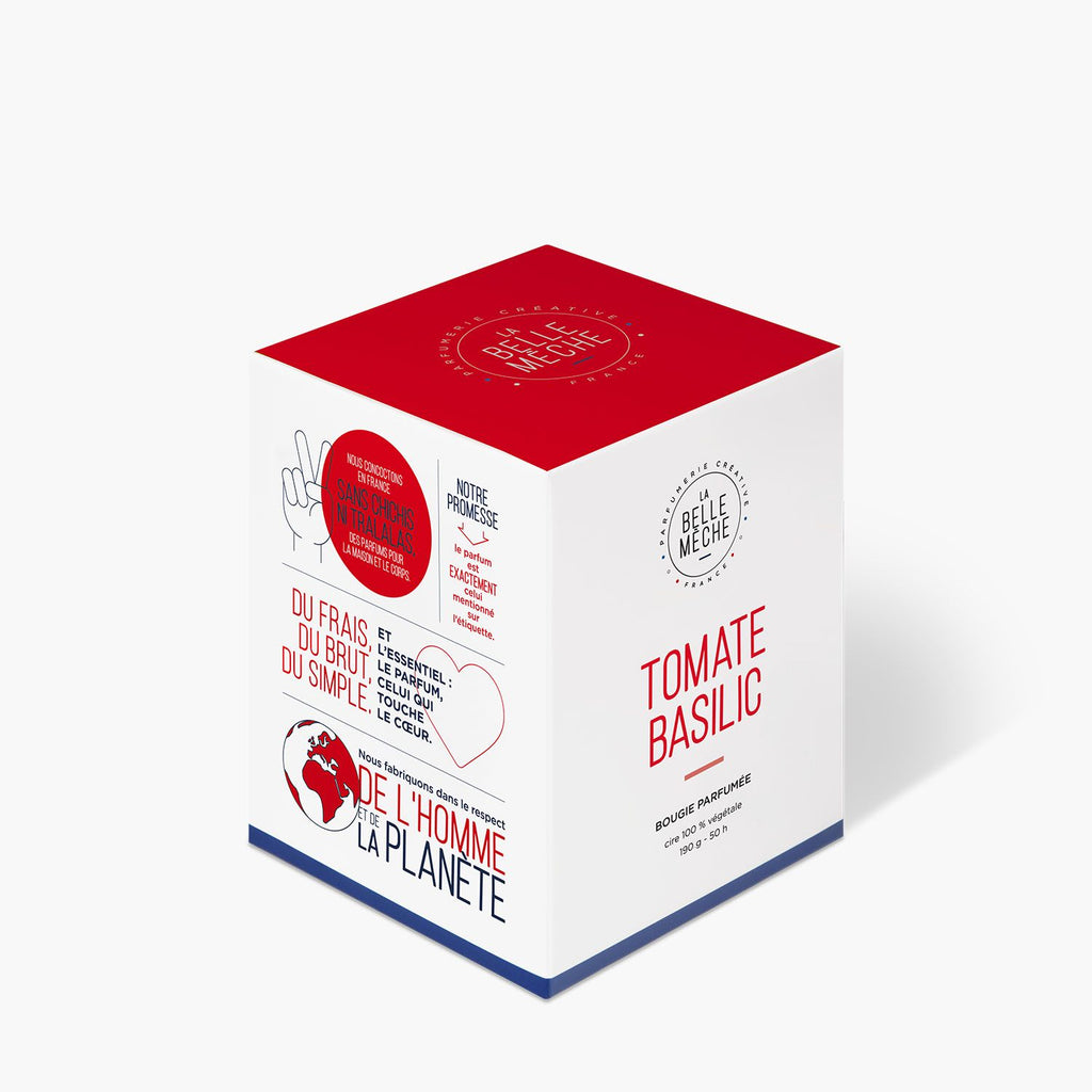 Bougie Parfumée Tomate Basilic - La Belle Mèche