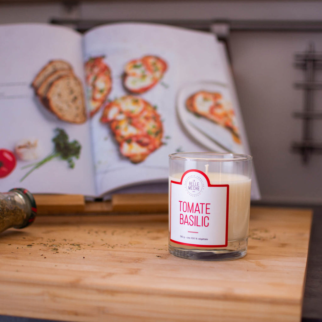 Bougie Parfumée Tomate Basilic - La Belle Mèche