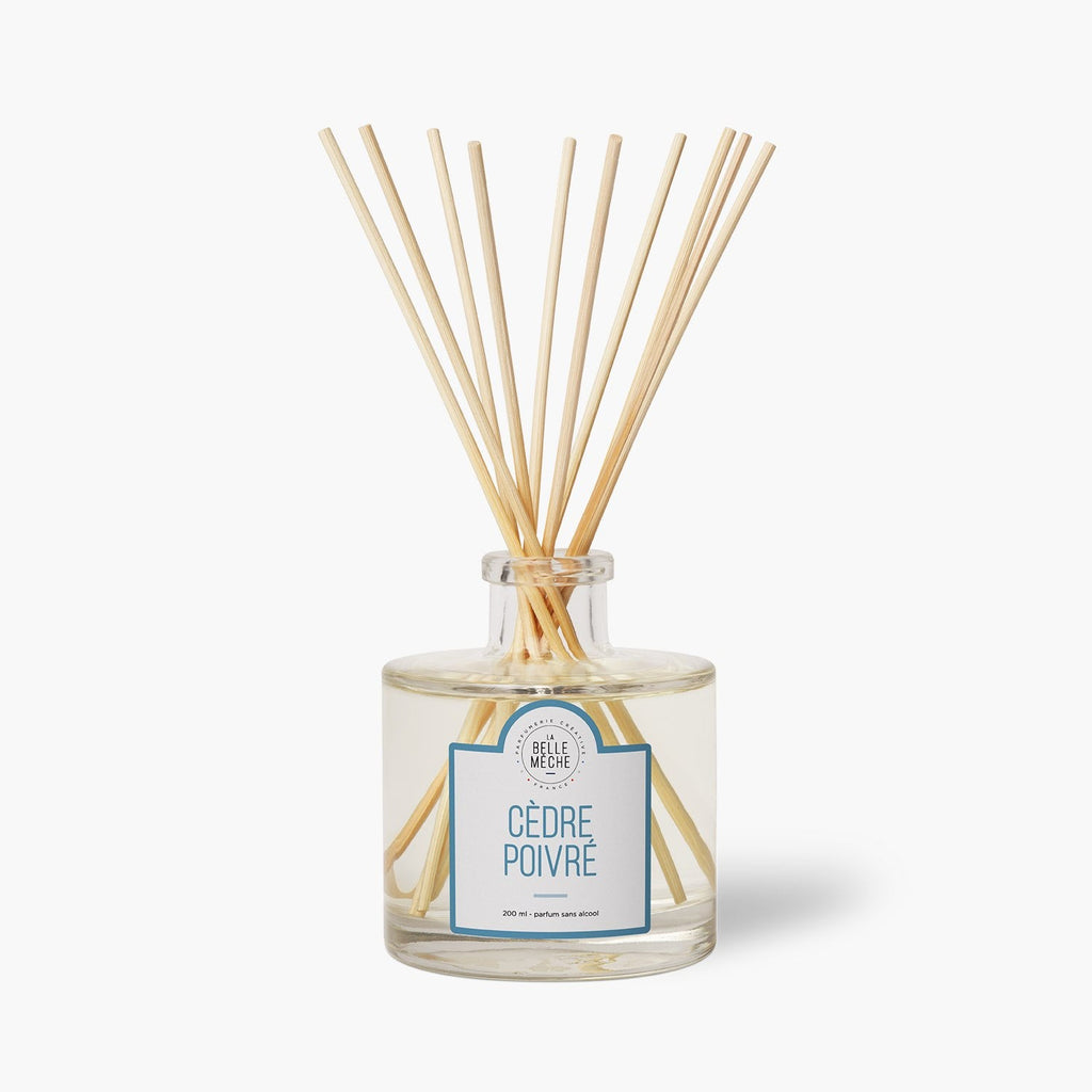 Diffuseur Cèdre Poivré - La Belle Mèche
