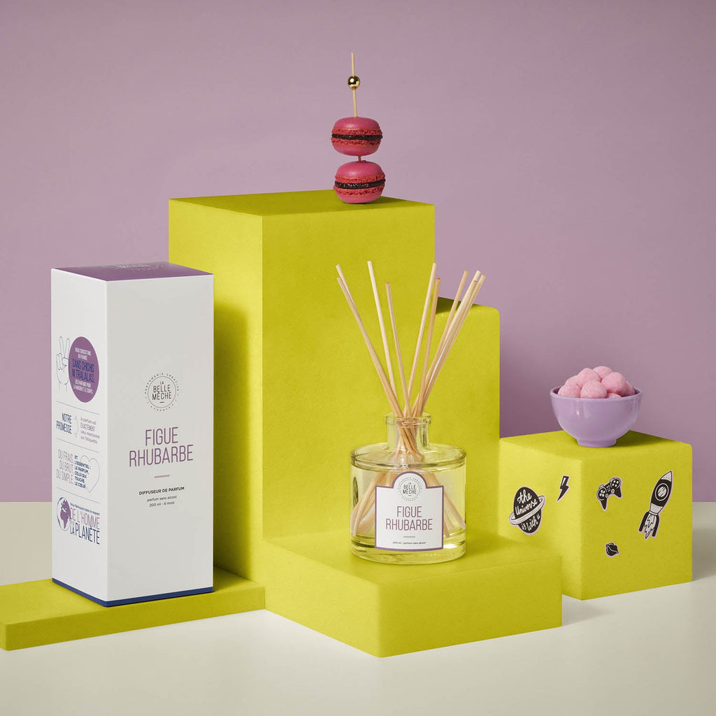Diffuseur Figue Rhubarbe - La Belle Mèche