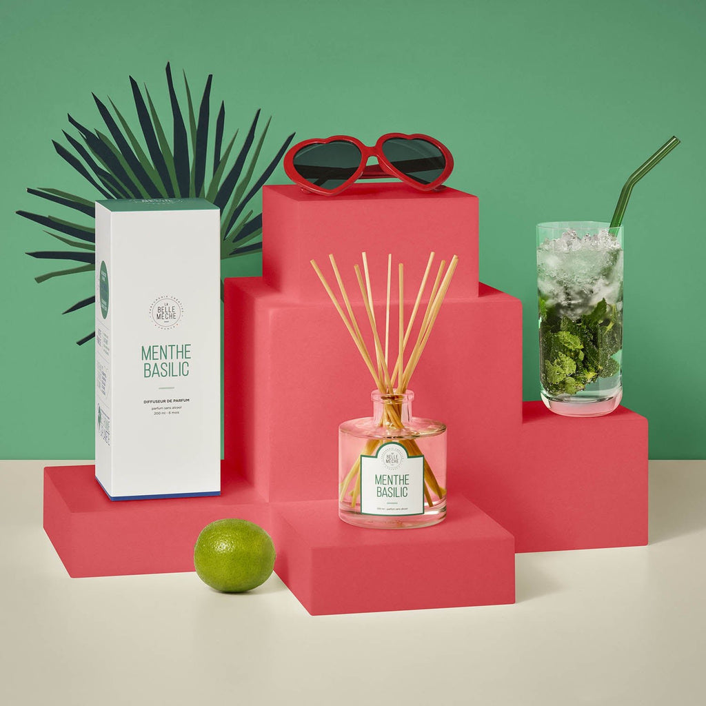 Diffuseur Menthe Basilic - La Belle Mèche