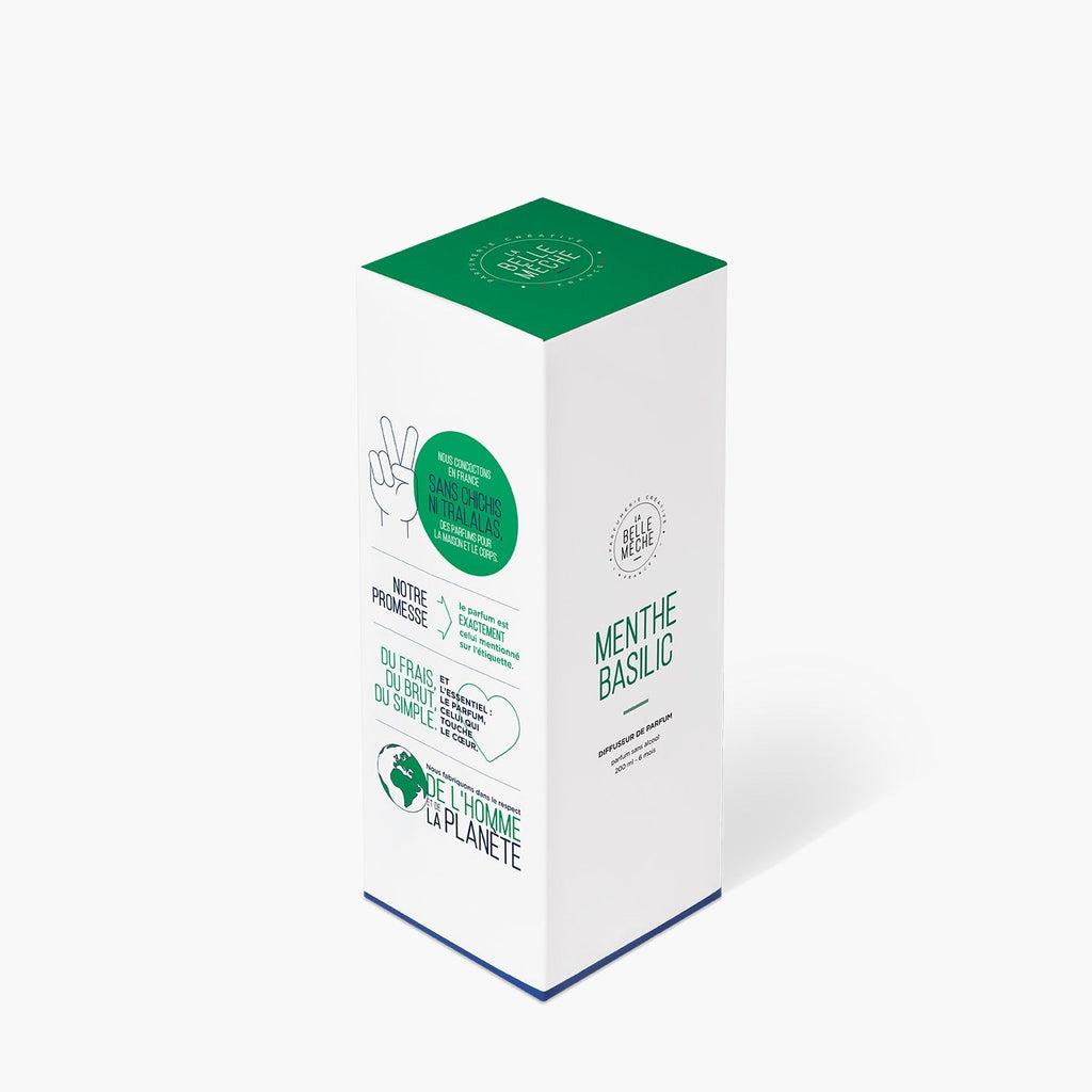Diffuseur Menthe Basilic - La Belle Mèche