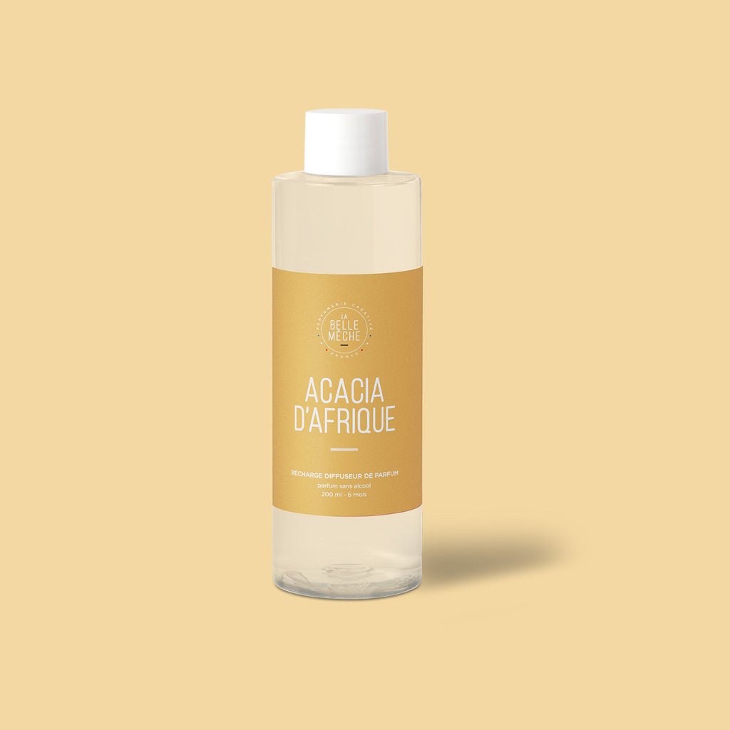 Recharge Diffuseur Acacia d'Afrique et 10 tiges - La Belle Mèche