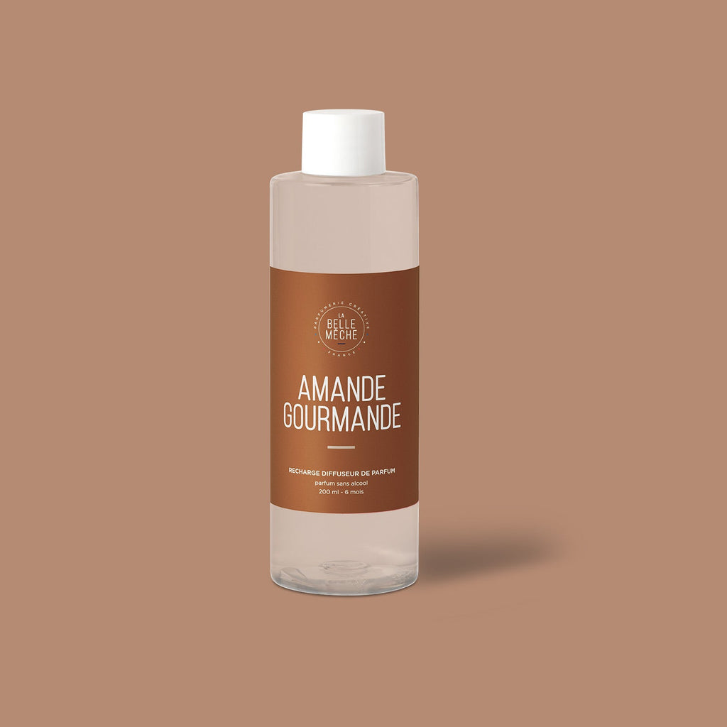 Recharge Diffuseur Amande Gourmande et 10 tiges - La Belle Mèche