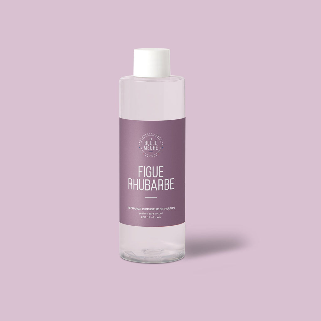 Recharge Diffuseur Figue Rhubarbe et 10 tiges - La Belle Mèche