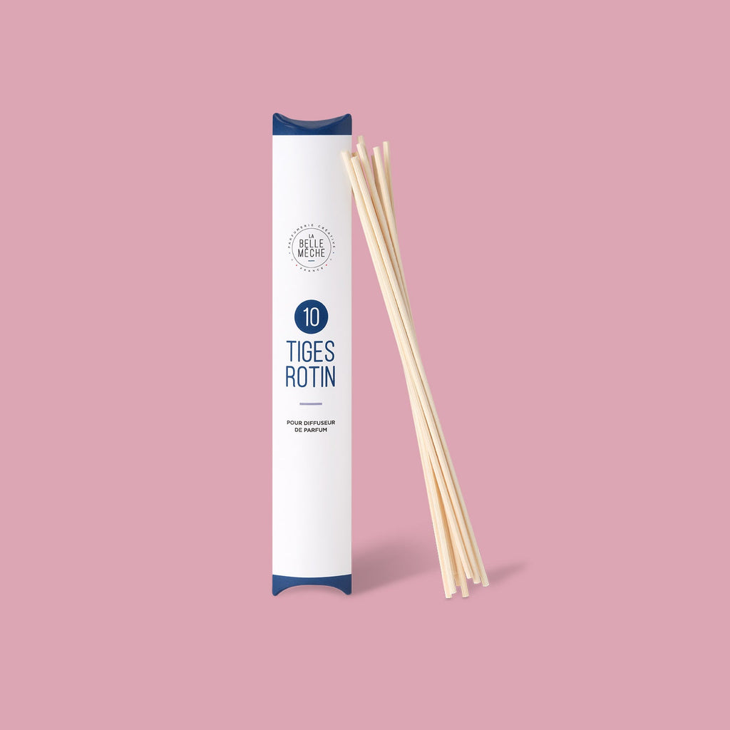 Recharge Diffuseur Rose Patchouli et 10 tiges - La Belle Mèche