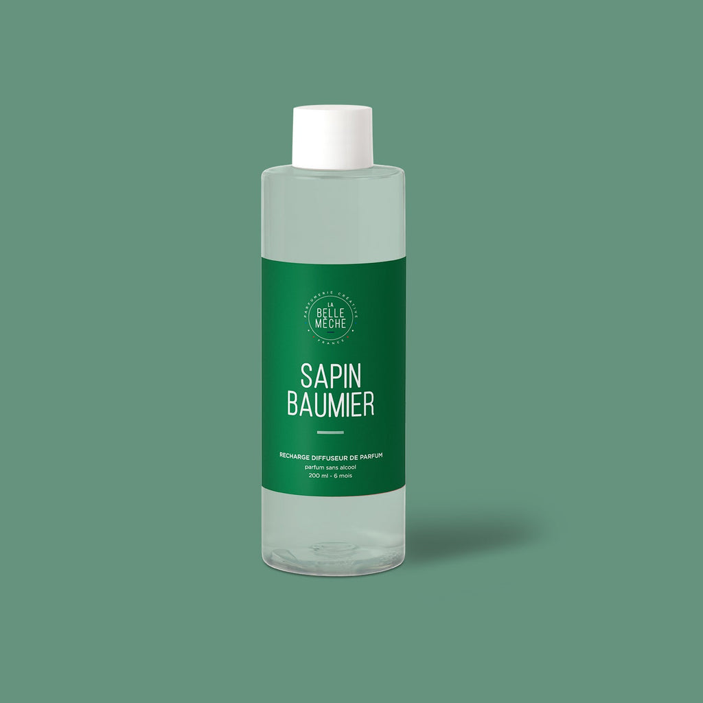 Recharge Diffuseur Sapin Baumier et 10 tiges - La Belle Mèche