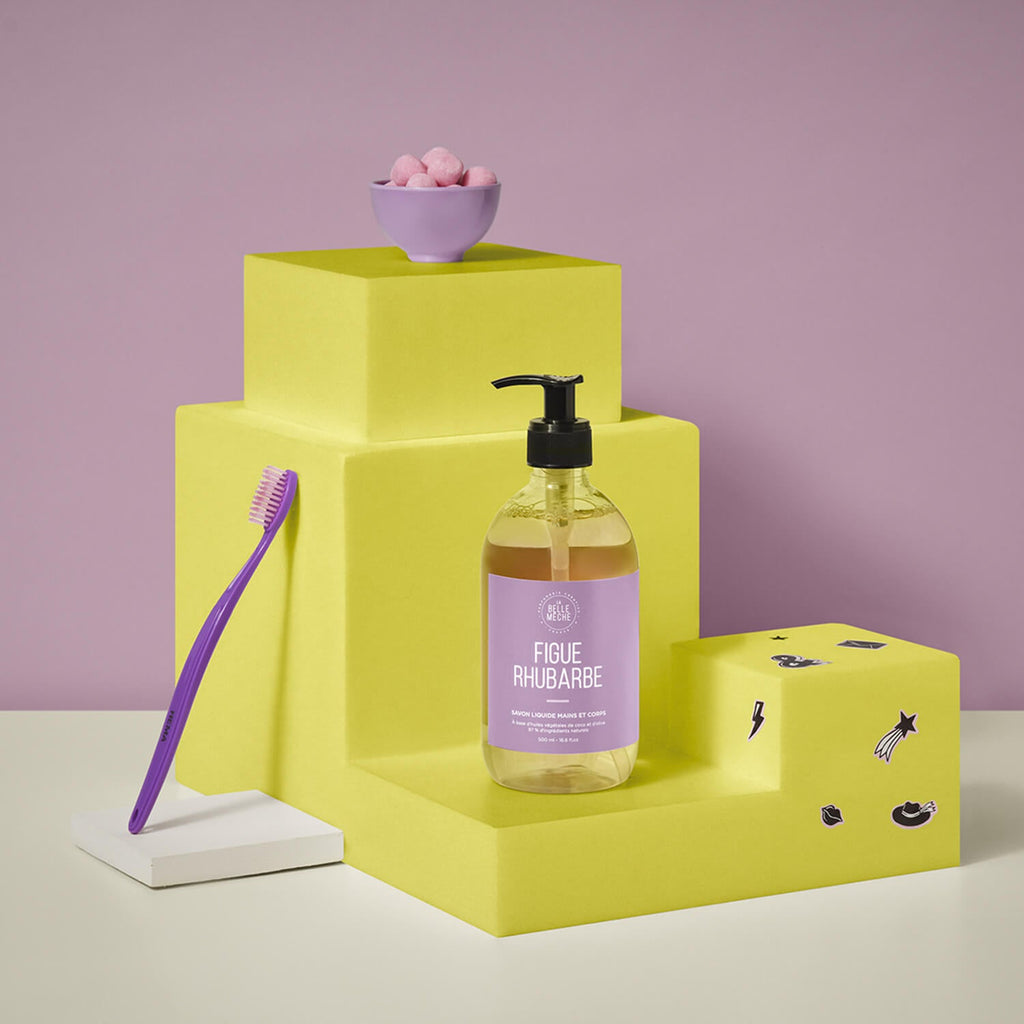 Savon Liquide Figue Rhubarbe - La Belle Mèche