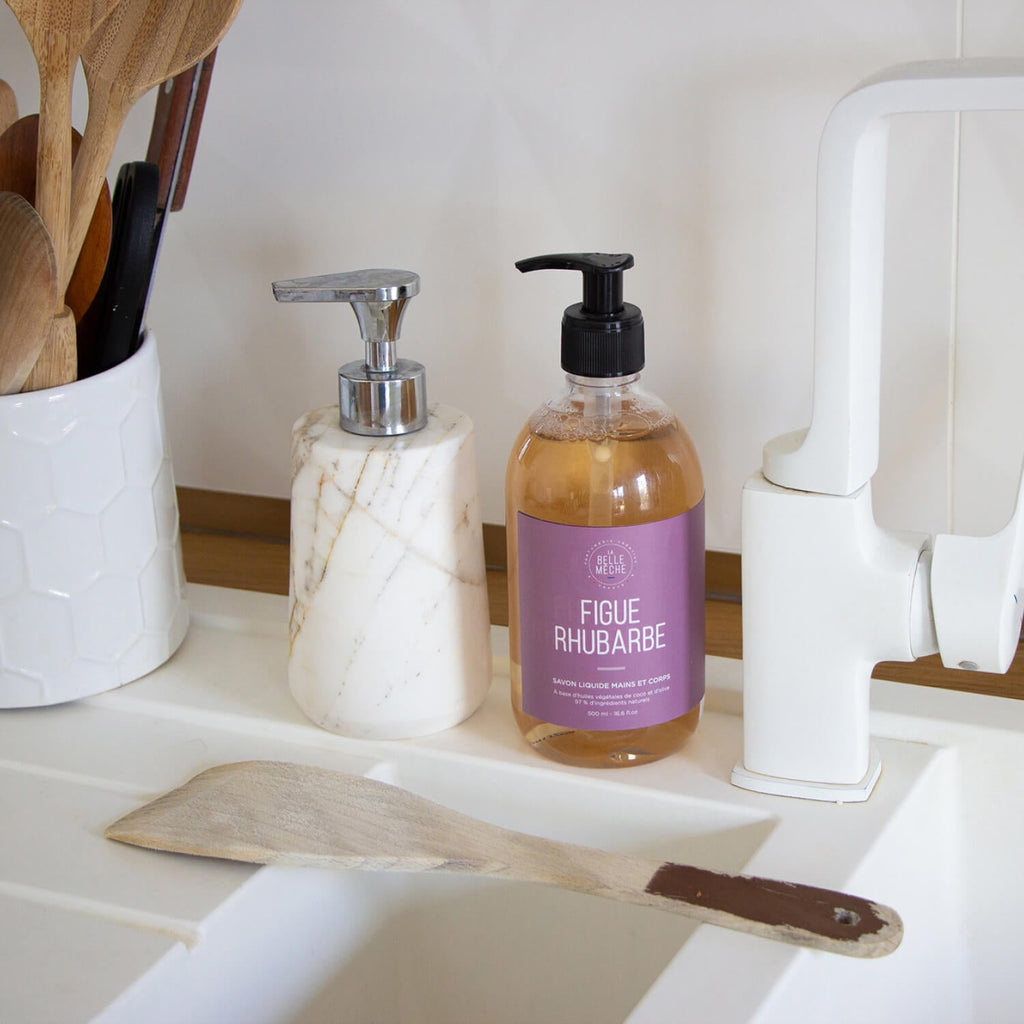 Savon Liquide Figue Rhubarbe - La Belle Mèche