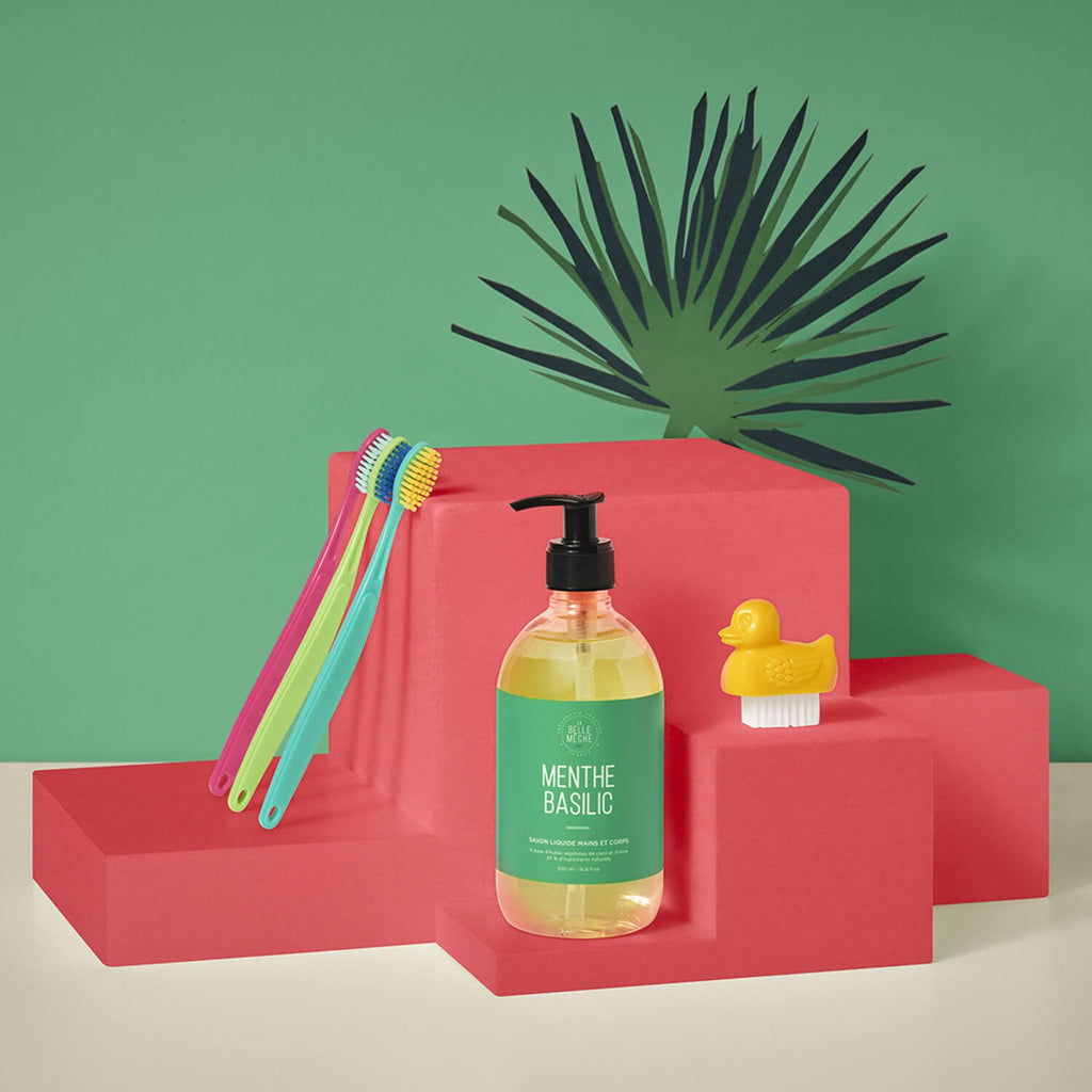 Savon Liquide Menthe Basilic - La Belle Mèche