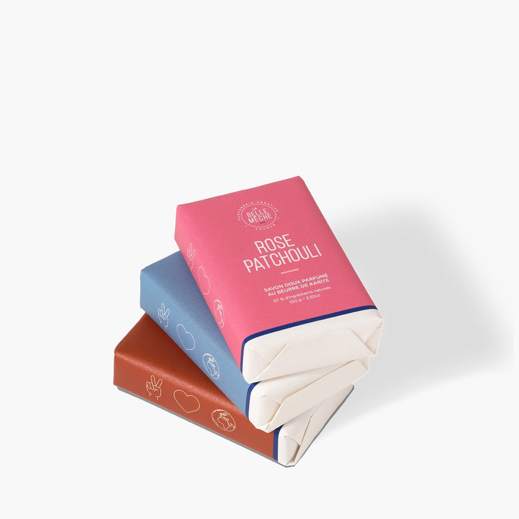 Savon Solide Rose Patchouli - La Belle Mèche