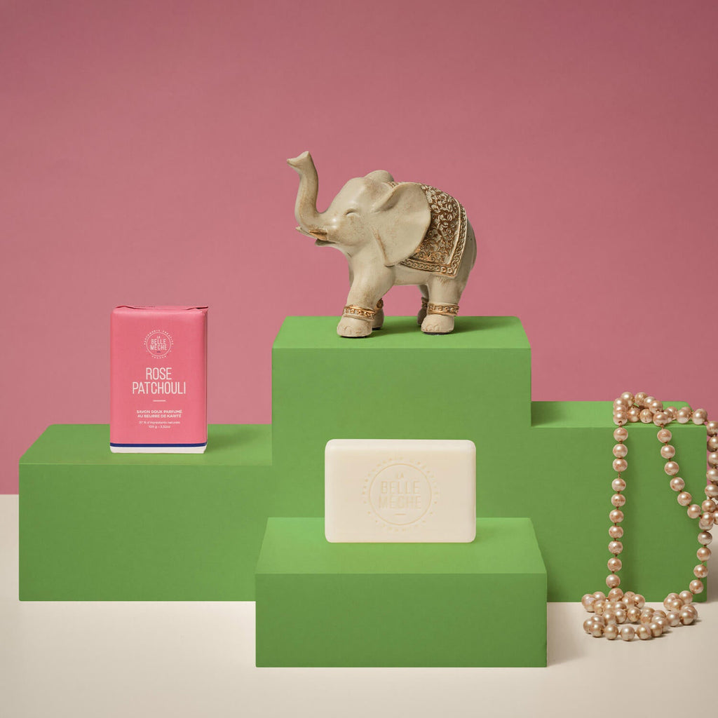 Savon Solide Rose Patchouli - La Belle Mèche